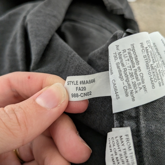 MADEWELL Denim Oversized Ex-Boyfriend Shirt in Lunar Black XXSmall Womens MA666 - Picture 12 of 12